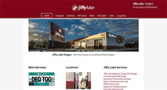 Desktop Screenshot of jiffylubeoregon.com